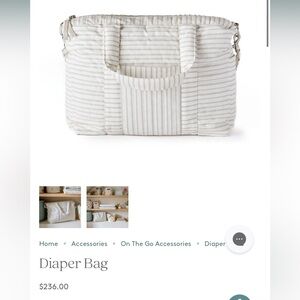Pehr Stripes Away Diaper Bag